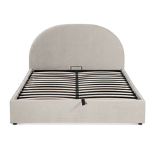 Load image into Gallery viewer, Isabella Queen Gas Lift Bed Frame - Linen Beige