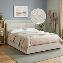 Load image into Gallery viewer, Elizabeth Queen Gas Lift Bed Frame - Beige
