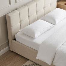 Load image into Gallery viewer, Elizabeth Queen Gas Lift Bed Frame - Beige