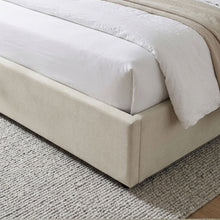 Load image into Gallery viewer, Elizabeth Queen Gas Lift Bed Frame - Beige