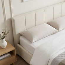 Load image into Gallery viewer, Charlotte Double Bed Frame with 4 Drawers - Beige