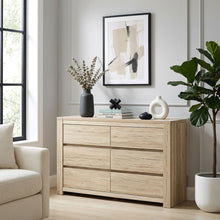 Load image into Gallery viewer, 22899-borneo-6-drawers-lowboy-oak-2606032