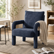Load image into Gallery viewer, Modo Chenille Armchair - Navy Blue