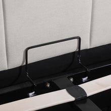 Load image into Gallery viewer, Penelope Queen Gas Lift Velvet Bed Frame - Beige