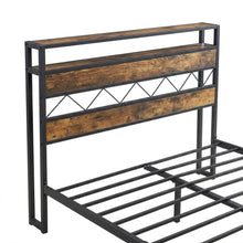 Load image into Gallery viewer, 24454-kaha-double-metal-bed-frame-black-2606093