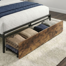 Load image into Gallery viewer, 24456-rito-double-metal-bed-frame-grey-26060916