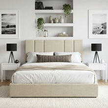 Load image into Gallery viewer, Strada Queen Bed Frame with 4 Drawers - Beige
