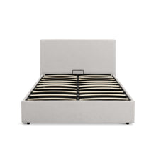 Load image into Gallery viewer, Hauora Double Gas Lift Bed Frame - Beige
