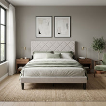 Load image into Gallery viewer, Drift Double Bed Frame - Light Taupe