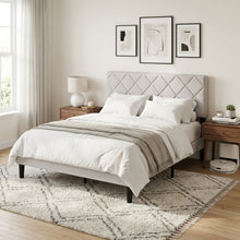 Load image into Gallery viewer, Drift Double Bed Frame - Light Taupe