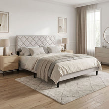 Load image into Gallery viewer, Drift Queen Bed Frame - Light Taupe