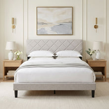 Load image into Gallery viewer, Drift Queen Bed Frame - Light Taupe