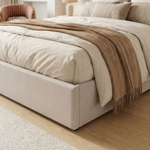 Load image into Gallery viewer, Elara Double Bed Frame with 4 Drawers - Beige