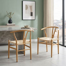 Load image into Gallery viewer, 23921-winter-rope-seat-dining-chair-wishbone-chair-replica-set-of-2-natural-2606156