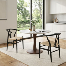 Load image into Gallery viewer, 23920-winter-rope-seat-dining-chair-wishbone-chair-replica-set-of-2-black-2606155