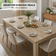 Load image into Gallery viewer, Azar Dining Table Rectangle 180 X 90cm - Natural