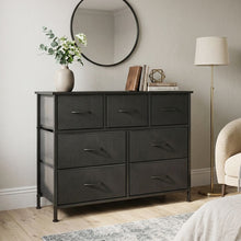 Load image into Gallery viewer, Madilyn 7 Drawers Lowboy - Black