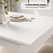 Load image into Gallery viewer, 24258-azar-dining-table-rectangle-160-x-80cm-white-2606164