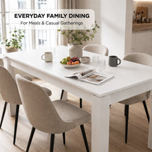 Load image into Gallery viewer, 24258-azar-dining-table-rectangle-160-x-80cm-white-2606166