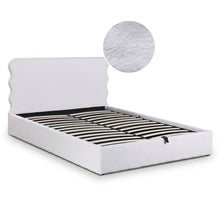 Load image into Gallery viewer, Floria Queen Gas Lift Bed Frame - White