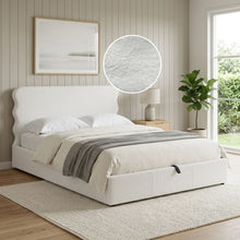 Load image into Gallery viewer, Floria Queen Gas Lift Bed Frame - White