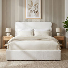 Load image into Gallery viewer, Floria Queen Gas Lift Bed Frame - White