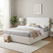 Load image into Gallery viewer, Floria Queen Gas Lift Bed Frame - White