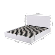 Load image into Gallery viewer, Floria Super King Gas Lift Bed Frame - White