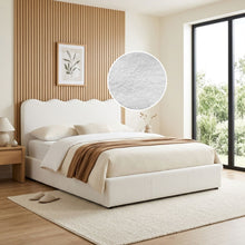 Load image into Gallery viewer, Cove Queen Gas Lift Bed Frame - White