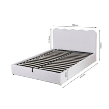 Load image into Gallery viewer, Cove Queen Gas Lift Bed Frame - White