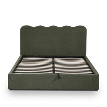 Load image into Gallery viewer, Cove Queen Gas Lift Bed Frame - Dark Green