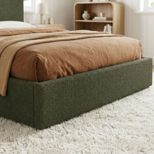 Load image into Gallery viewer, Cove Queen Gas Lift Bed Frame - Dark Green