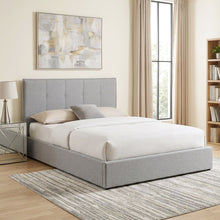 Load image into Gallery viewer, Calma Queen Gas Lift Bed Frame - Light Grey