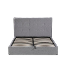 Load image into Gallery viewer, Calma Queen Gas Lift Bed Frame - Light Grey