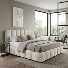 Load image into Gallery viewer, Modu Queen Gas Lift Bed Frame - Beige