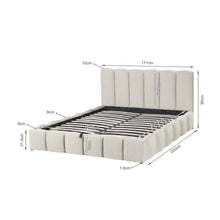 Load image into Gallery viewer, Modu Queen Gas Lift Bed Frame - Beige