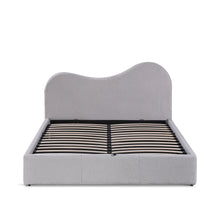 Load image into Gallery viewer, Miora Queen Gas Lift Bed Frame - Light Grey