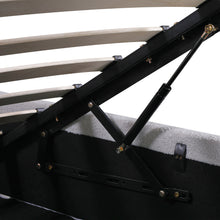 Load image into Gallery viewer, Miora Queen Gas Lift Bed Frame - Light Grey