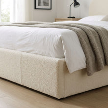 Load image into Gallery viewer, Miora Queen Gas Lift Bed Frame - Light Khaki