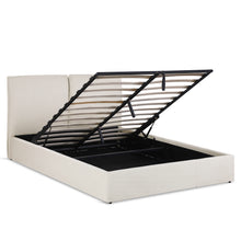 Load image into Gallery viewer, Sorell Queen Gas Lift Bed Frame - Beige