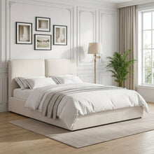 Load image into Gallery viewer, Sorell Queen Gas Lift Bed Frame - Beige