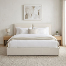 Load image into Gallery viewer, Sorell Super King Gas Lift Bed Frame - Beige