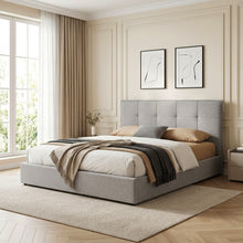 Load image into Gallery viewer, Calma Super King Gas Lift Bed Frame - Light Grey