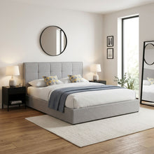 Load image into Gallery viewer, Calma Super King Gas Lift Bed Frame - Light Grey
