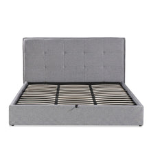 Load image into Gallery viewer, Calma Super King Gas Lift Bed Frame - Light Grey