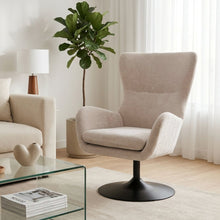Load image into Gallery viewer, Arcus Velvet Armchair - Light Khaki