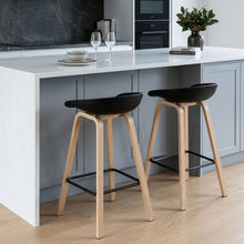 Load image into Gallery viewer, Kai Metal Bar Stool 75cm - Set of 2 - Black