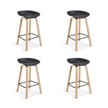Load image into Gallery viewer, Kai Metal Bar Stool 75cm - Set of 4 - Black