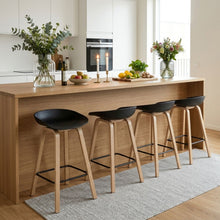 Load image into Gallery viewer, Kai Metal Bar Stool 75cm - Set of 4 - Black