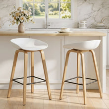 Load image into Gallery viewer, Kai Metal Bar Stool 75cm - Set of 2 - White
